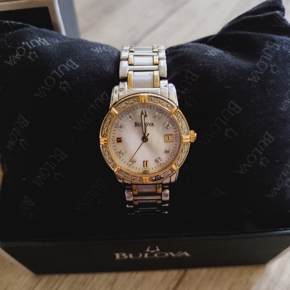 Women's Bulova two tone HighBridge watch
